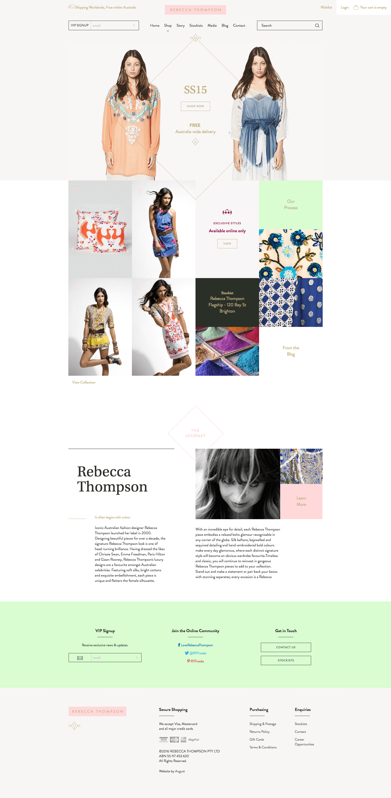 Rebecca Thompson – Australian Fashion Designer