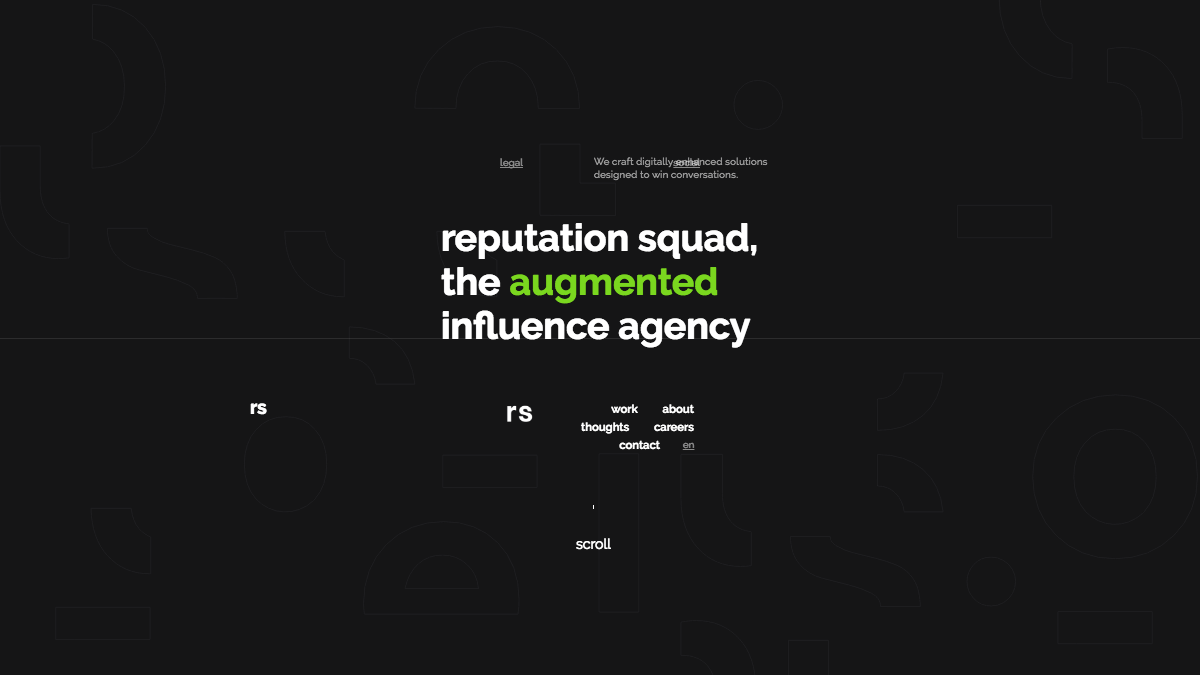 Reputation Squad, the augmented influence agency
