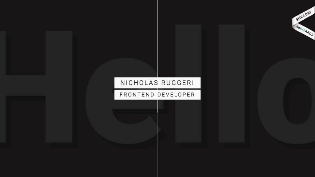Nicholas Ruggeri • Frontend Developer and Snowboarder from Italy