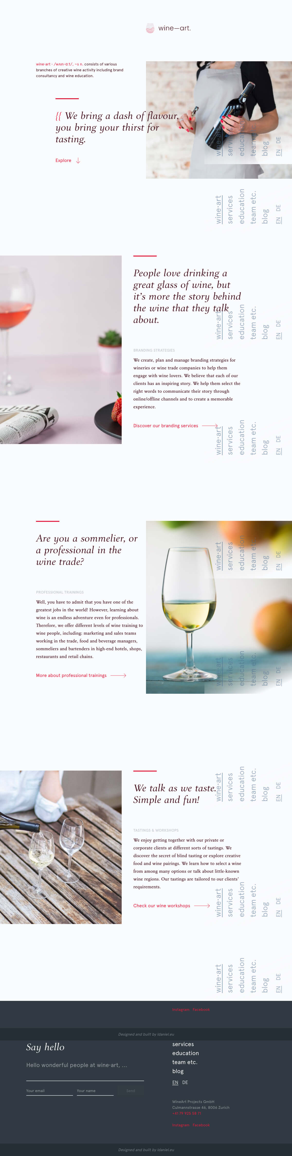 wine•art — Wine consultancy based in Zurich