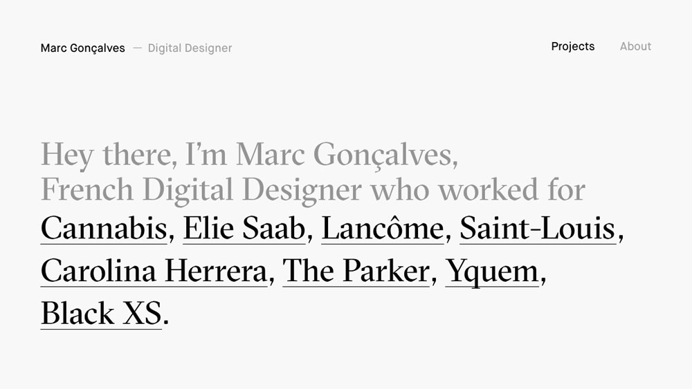 Marc Gonçalves — Digital Designer