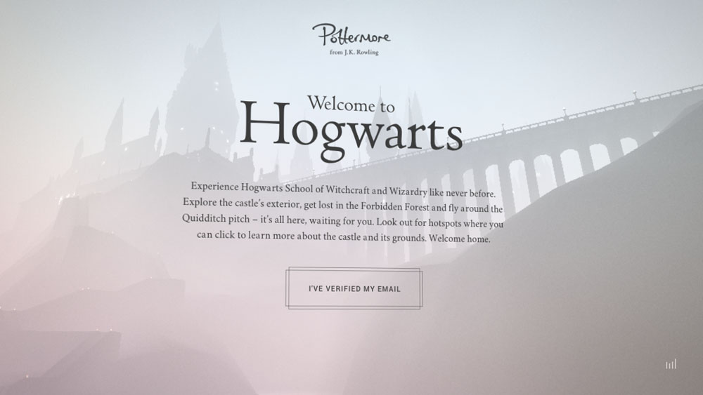 Welcome to Hogwarts – Pottermore