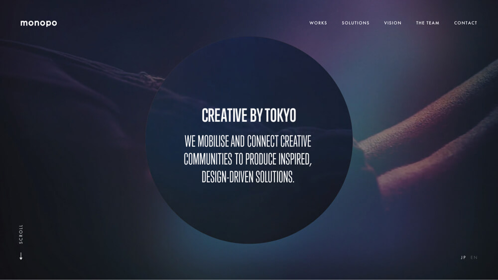monopo | Tokyo-based creative agency | Branding, Design, Digital Experience, Video production, Adverstising.