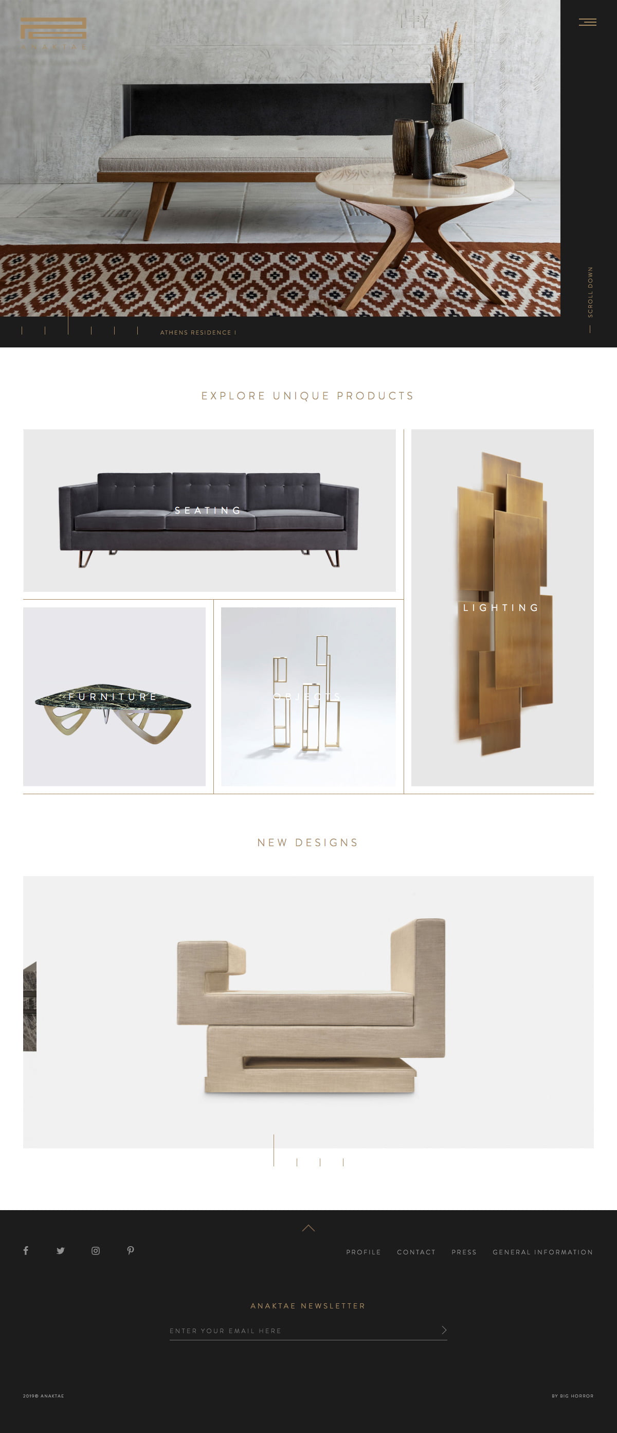 Anaktae — Architecture, Interior Decoration and Product Design