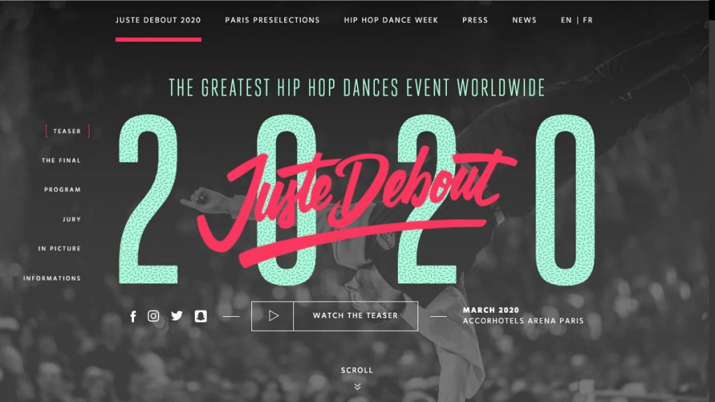Juste Debout 2020 – The greatest hip hop dances event worldwide